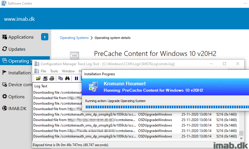 antage gør det fladt landsby Windows as a Service: Sharing my PreCache and In-Place Upgrade Task  Sequences – 20H2 edition, part 2 – imab.dk